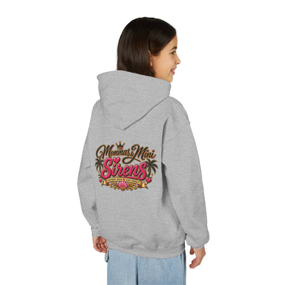 Youth Hoodie — "Mini Siren Energy" Graphic Pullover (Momma’s Mini Sirens)
