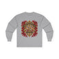 Heraldic Crest Long Sleeve Tee — 'Skin and Skull Co.' Gothic Emblem
