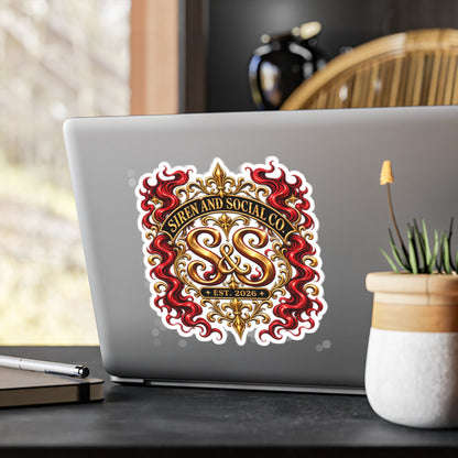 Siren and Social Co Logo Kiss-Cut Vinyl Decals