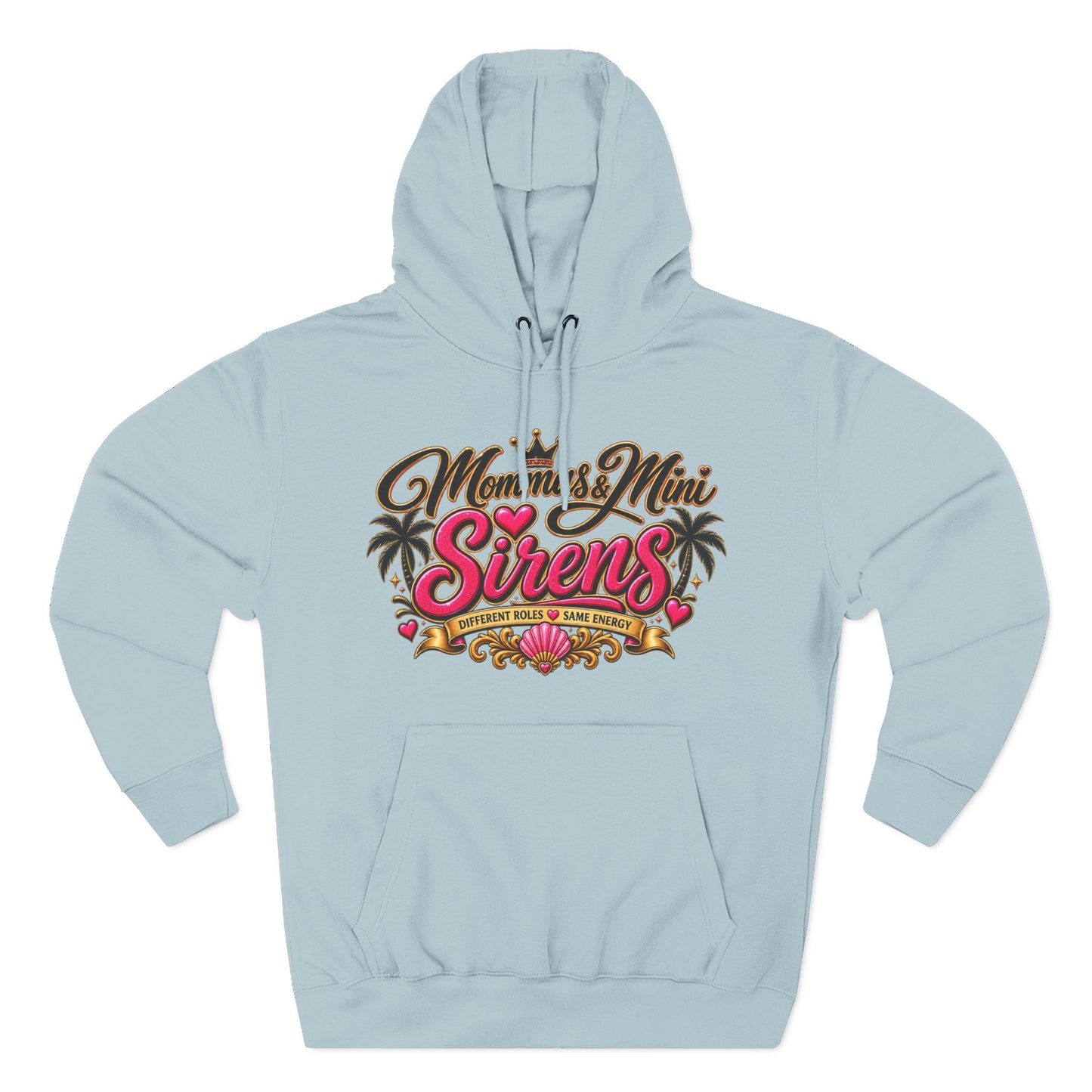 Mom and Mini Sirens Hoodie — Matching Mother-Daughter Graphic Pullover
