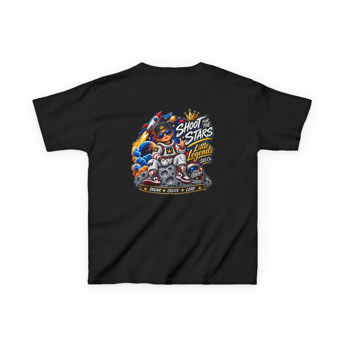 "Shoot for the Stars" Adventure Rocket Graphic
