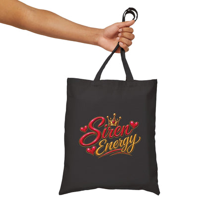 Red Siren, Energy Canvas Tote Bag