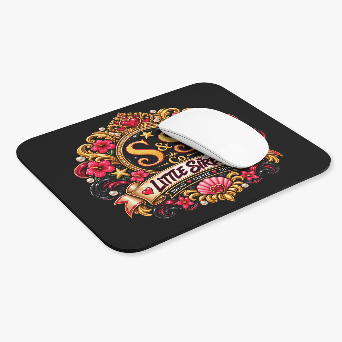 Little Sirens Decorative Mouse Pad — S&S Co. Dream Create Shine Desk Mat