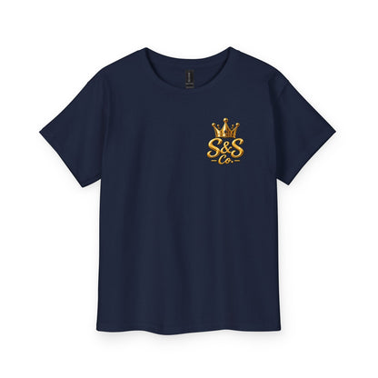 Kids 'Little Legend' Lion Tee – Crowned King Graphic Youth Shirt