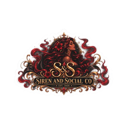 Siren & Social Co. Decorative Kiss-Cut Sticker