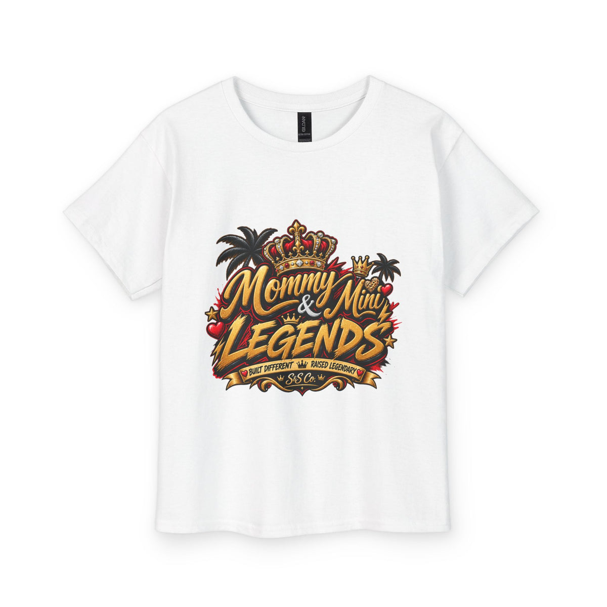 Youth Tee — “Mommas & Little Legends” Lion Crest Kids T‑Shirt