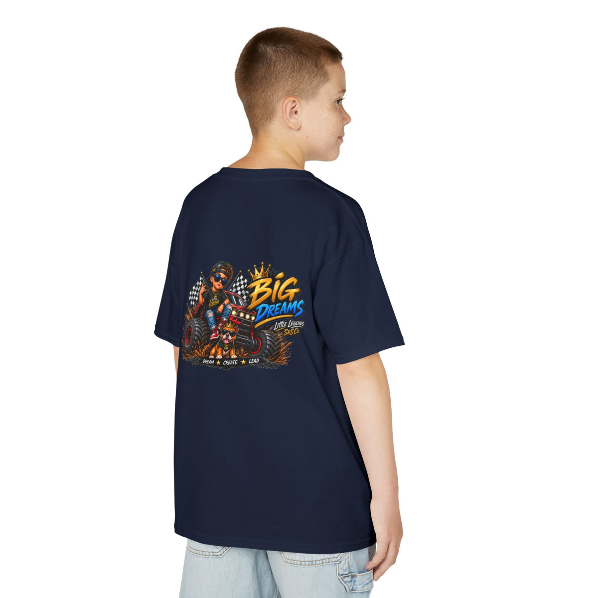 'Big Dreams' Racecar Rider Graphic Shirt