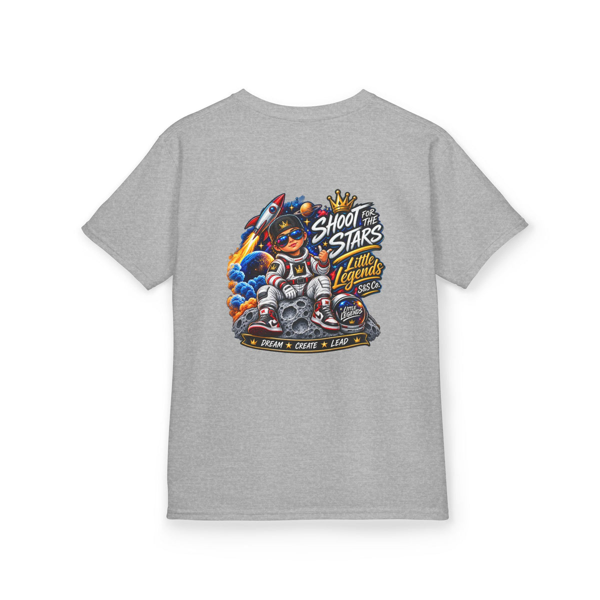 "Shoot for the Stars" Adventure Rocket Graphic