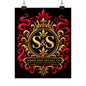 Siren & Social Co. Ornate Crest Poster — Matte Vertical Wall Art (Est. 2026)
