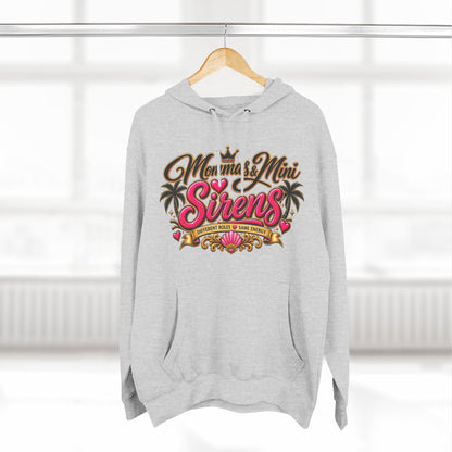Mom and Mini Sirens Hoodie — Matching Mother-Daughter Graphic Pullover