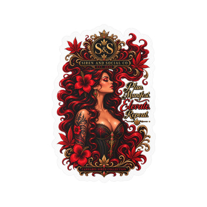 Kiss-Cut Vinyl Decal — Siren Cannabis collection with Logo