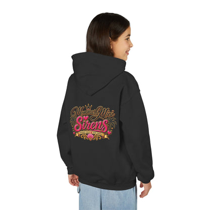 Youth Hoodie — "Mini Siren Energy" Graphic Pullover (Momma’s Mini Sirens)
