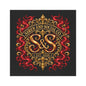 Car Magnet — Ornate Gold & Red 'Siren and Social Co.' Logo (Est. 2026)
