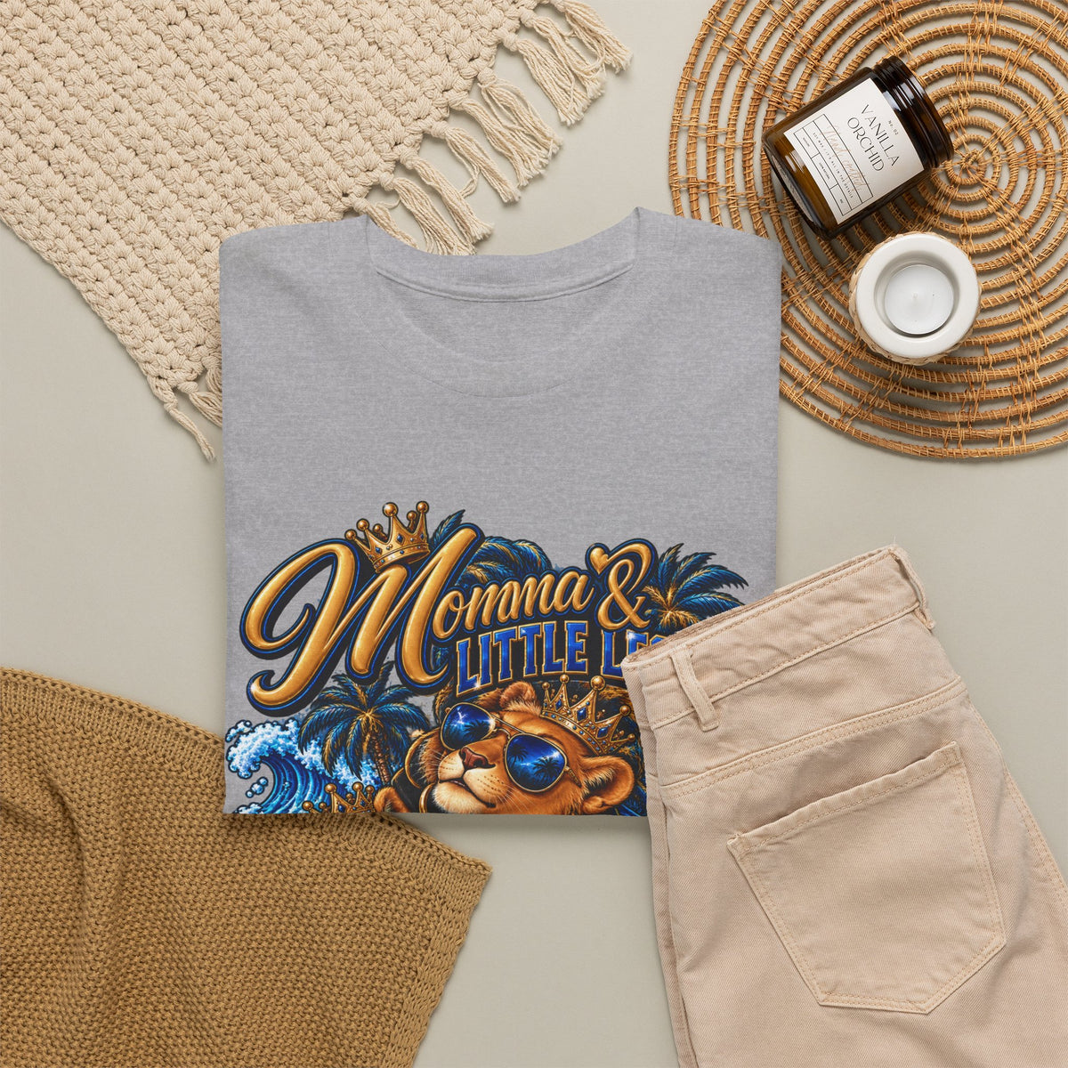 Momma & Little Legends T-Shirt — Cute Bear Family Graphic Tee for Moms