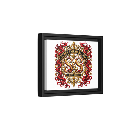 Siren & Social Co. Emblem Matte Canvas (Framed)