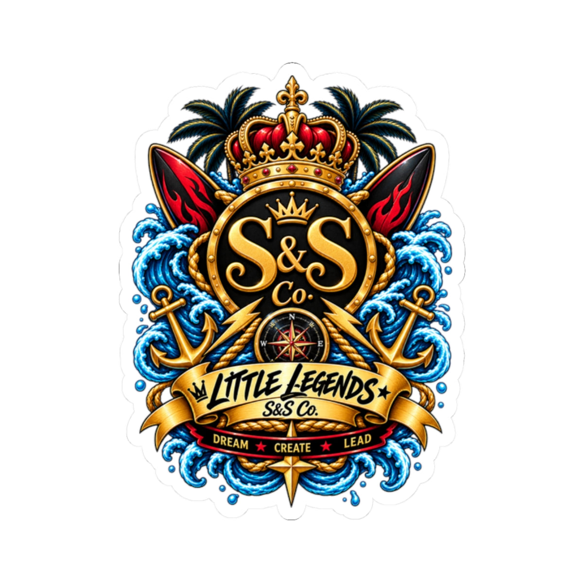Little Legends Sea Logo Sticker