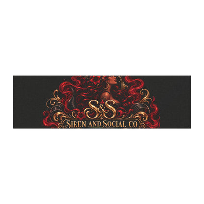 Car Magnet — Siren and Social Co. Logo Emblem (Red Siren Crest)