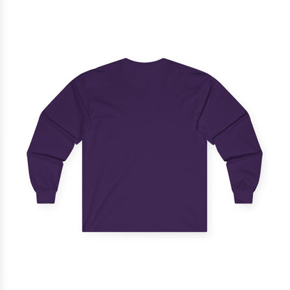 Heraldic Crest Long Sleeve Tee — 'Skin and Skull Co.' Gothic Emblem