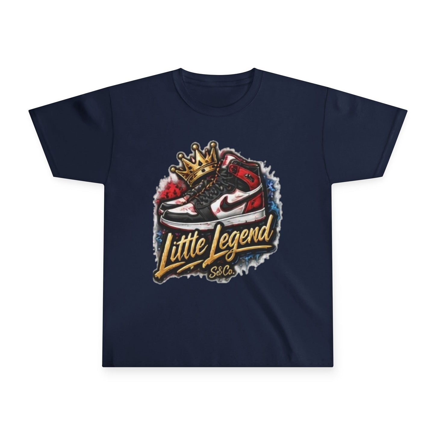 Little Legend Kids Tee – Crowned Sneaker Graphic Youth T-Shirt