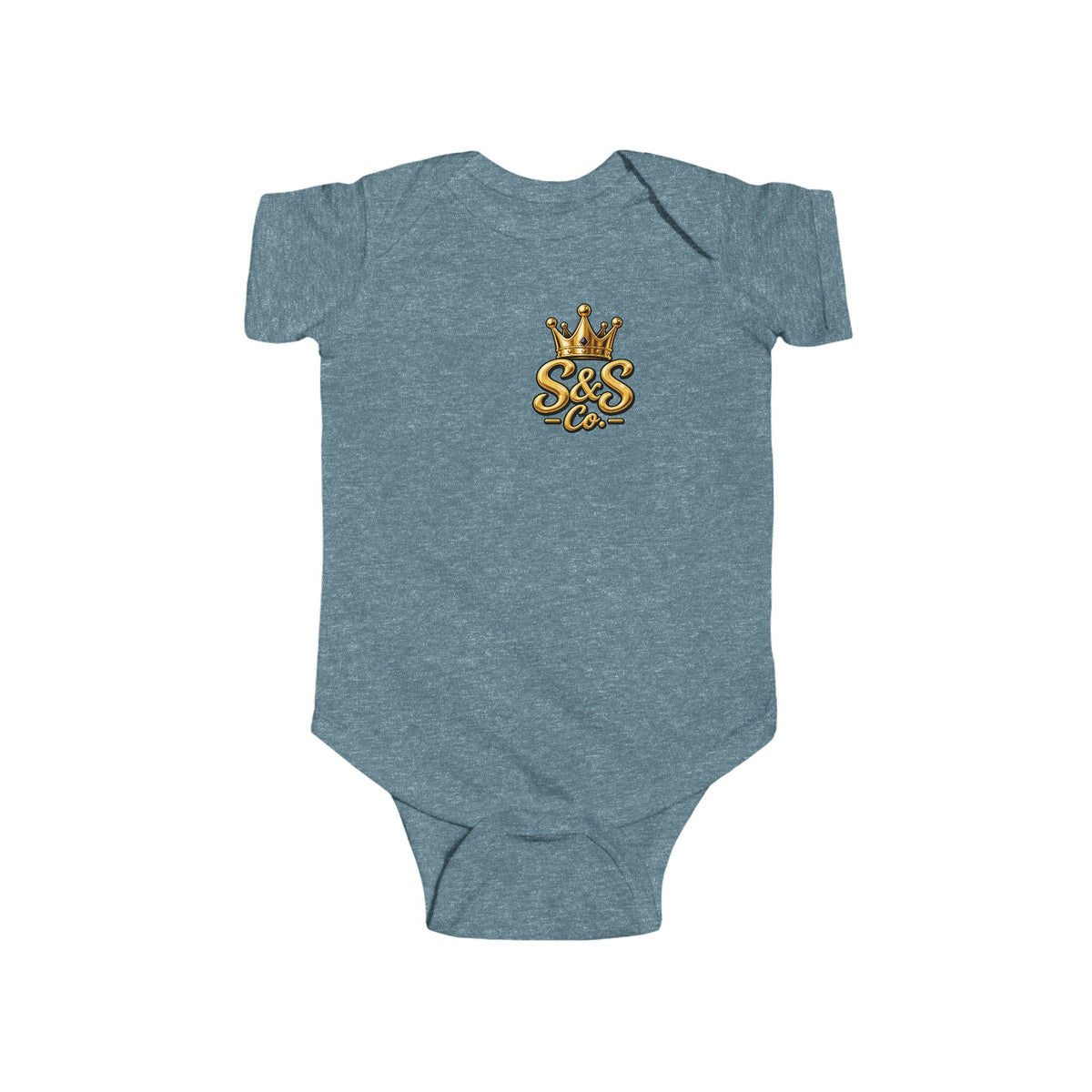 "Little Legend" Crowned Graphic – Newborn Infant Onesie