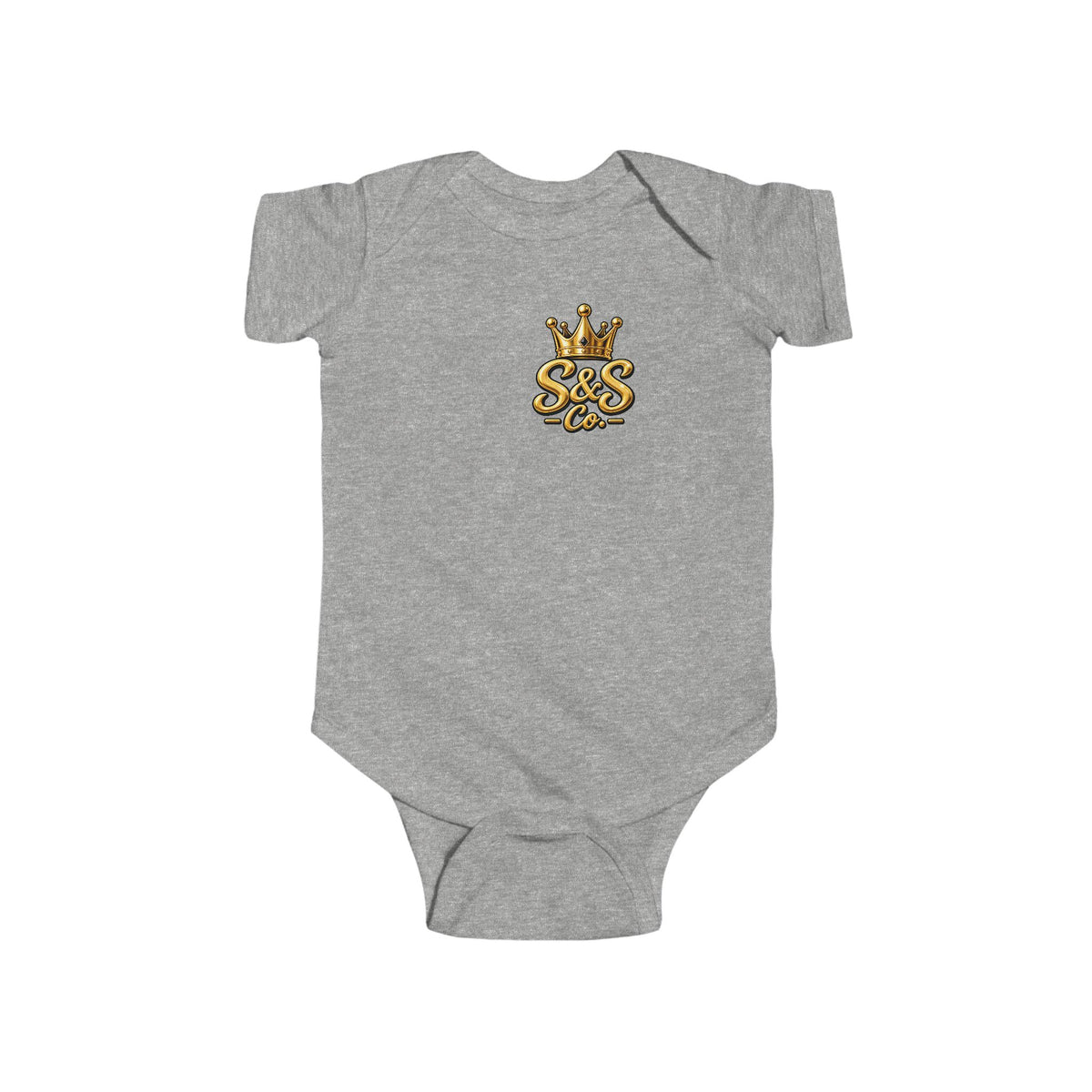 "Little Legend" Crowned Graphic – Newborn Infant Onesie