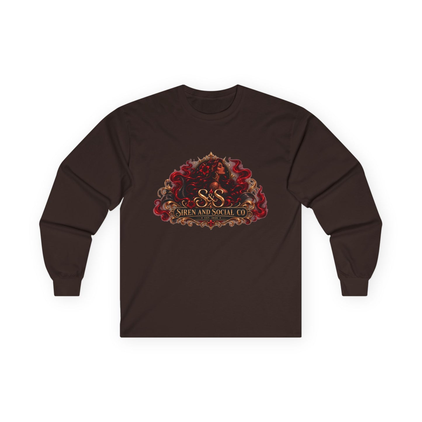Long Sleeve Tee — 'She Is Not Silent' Afro Hair Graphic
