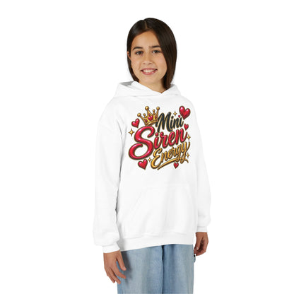 Youth Hoodie — "Mini Siren Energy" Graphic Pullover (Momma’s Mini Sirens)