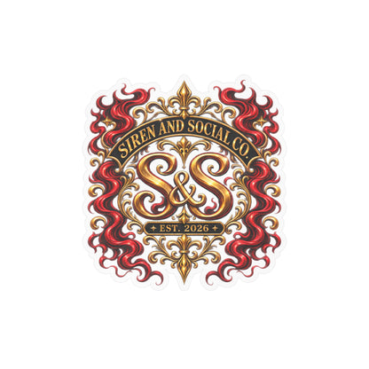 Siren and Social Co Logo Kiss-Cut Vinyl Decals