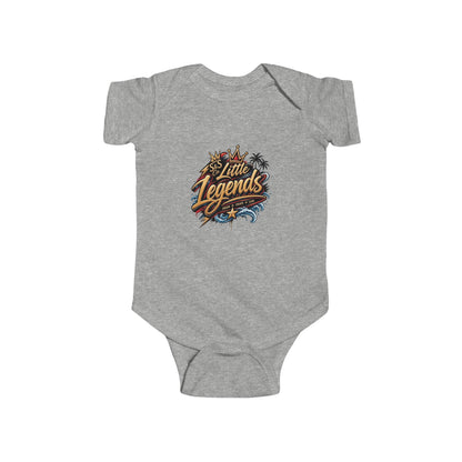 "Little Legends" Tropical Crest Baby Onesie