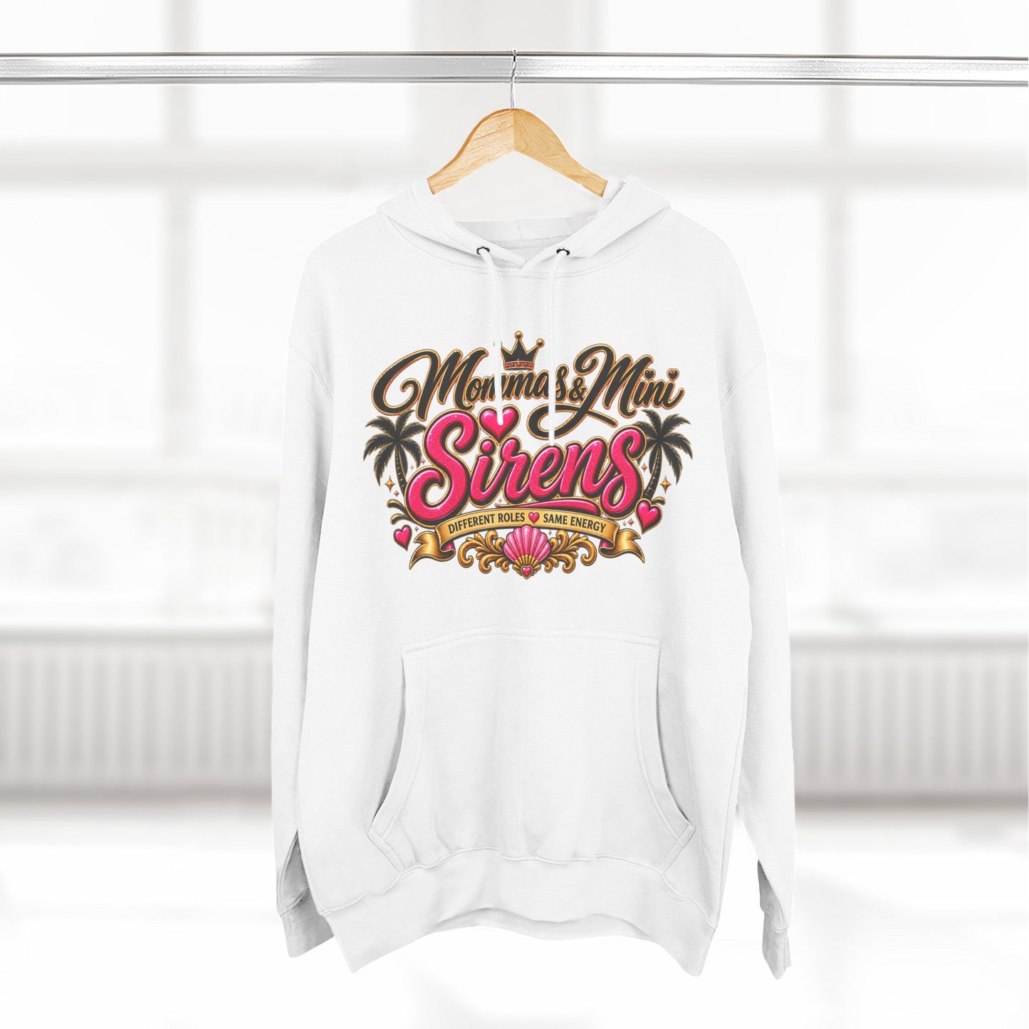Mom and Mini Sirens Hoodie — Matching Mother-Daughter Graphic Pullover