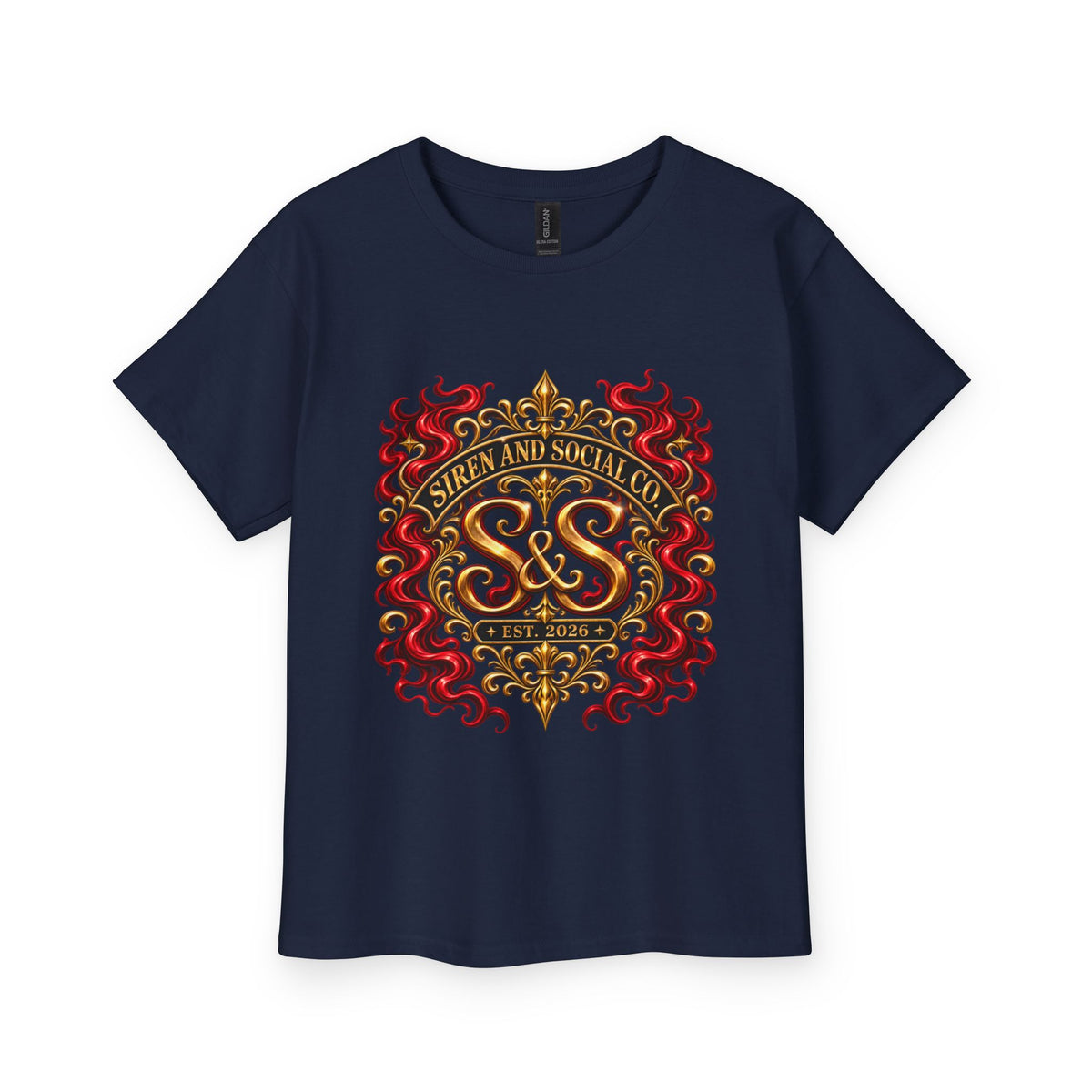 Siren and Social Co kids Logo Tee