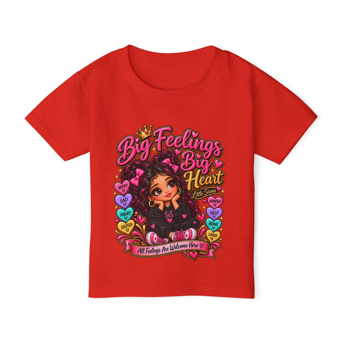 Big feelings Big Heart Toddler T-shirt