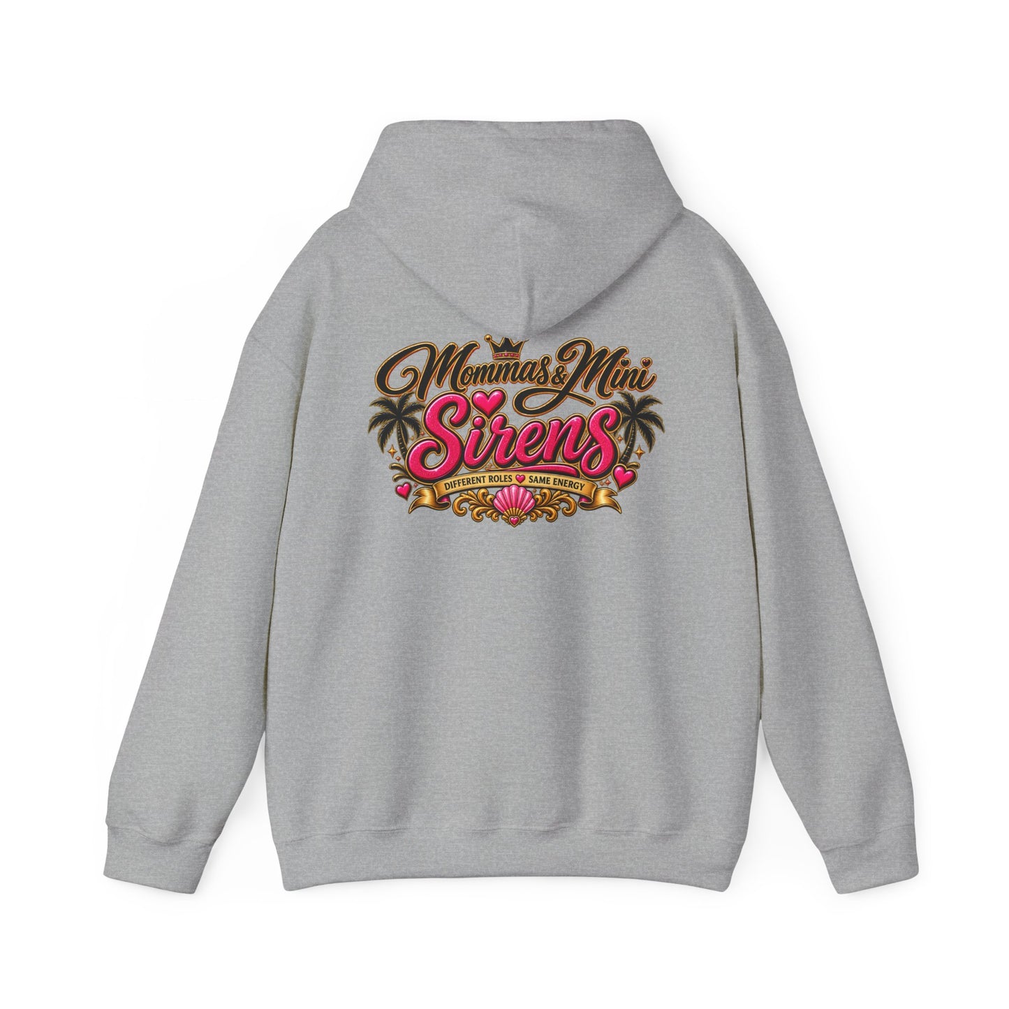Siren Energy Hoodie — “Mamas & Mini Sirens” Tropical Matching Hoodie