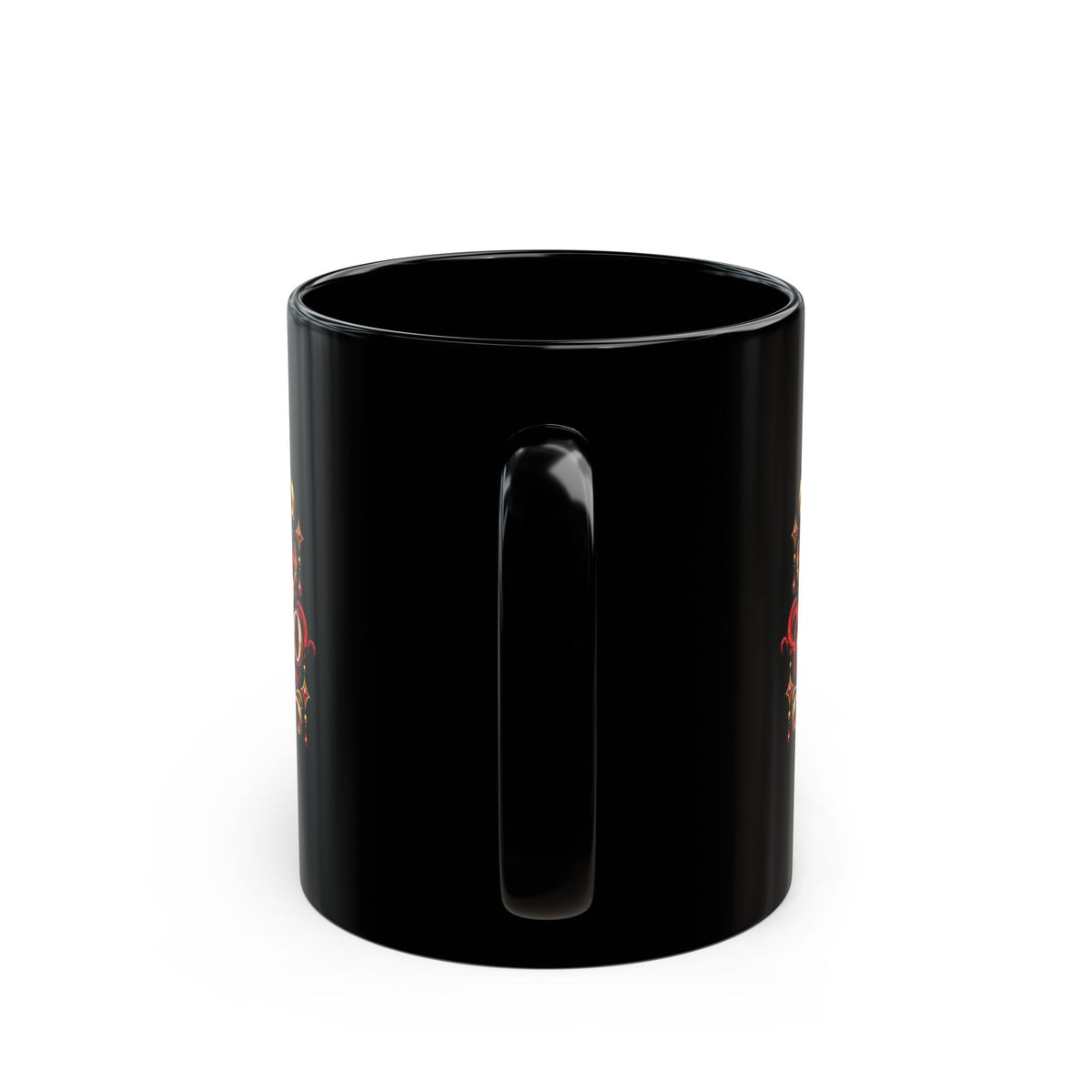 S&Co Vintage All Black Coffee Mug (11oz, 15oz)