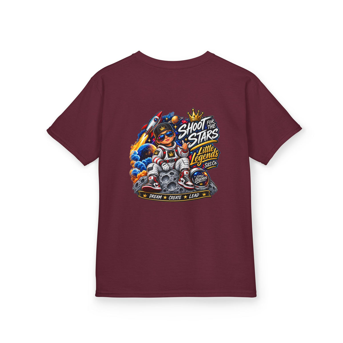 "Shoot for the Stars" Adventure Rocket Graphic