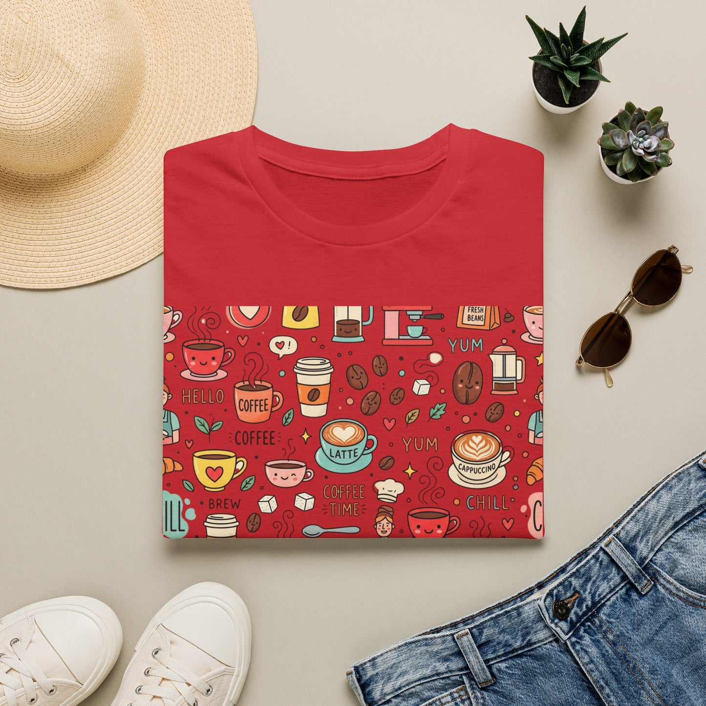 Coffee Time Graphic T-Shirt