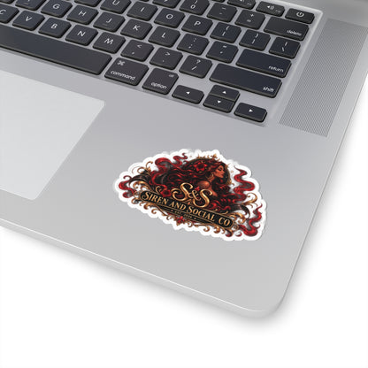 Siren & Social Co. Decorative Kiss-Cut Sticker