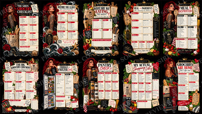 The Siren Grocery Checklist digital grocery planner by Siren and Social Co.